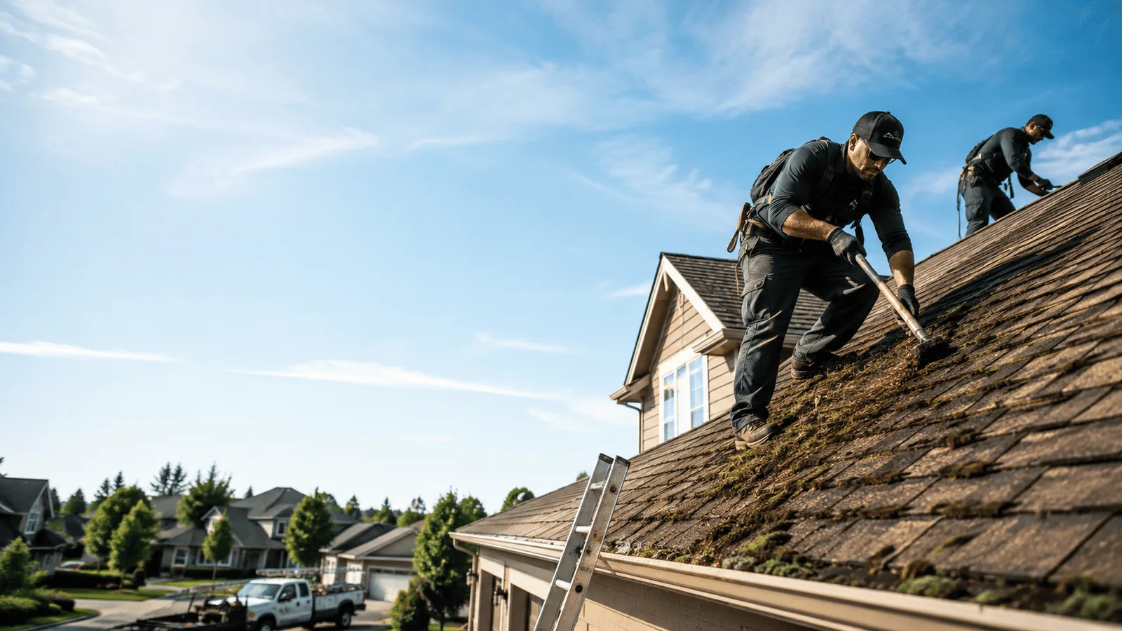 Roof Moss Removal in Como, TX near me